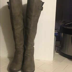 Charlotte Russe Over the Knee Boots Size 8